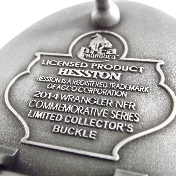 National Finals Rodeo Child's Buckle 2014 Hesston Commemorative Series Limited - Picture 8 of 9